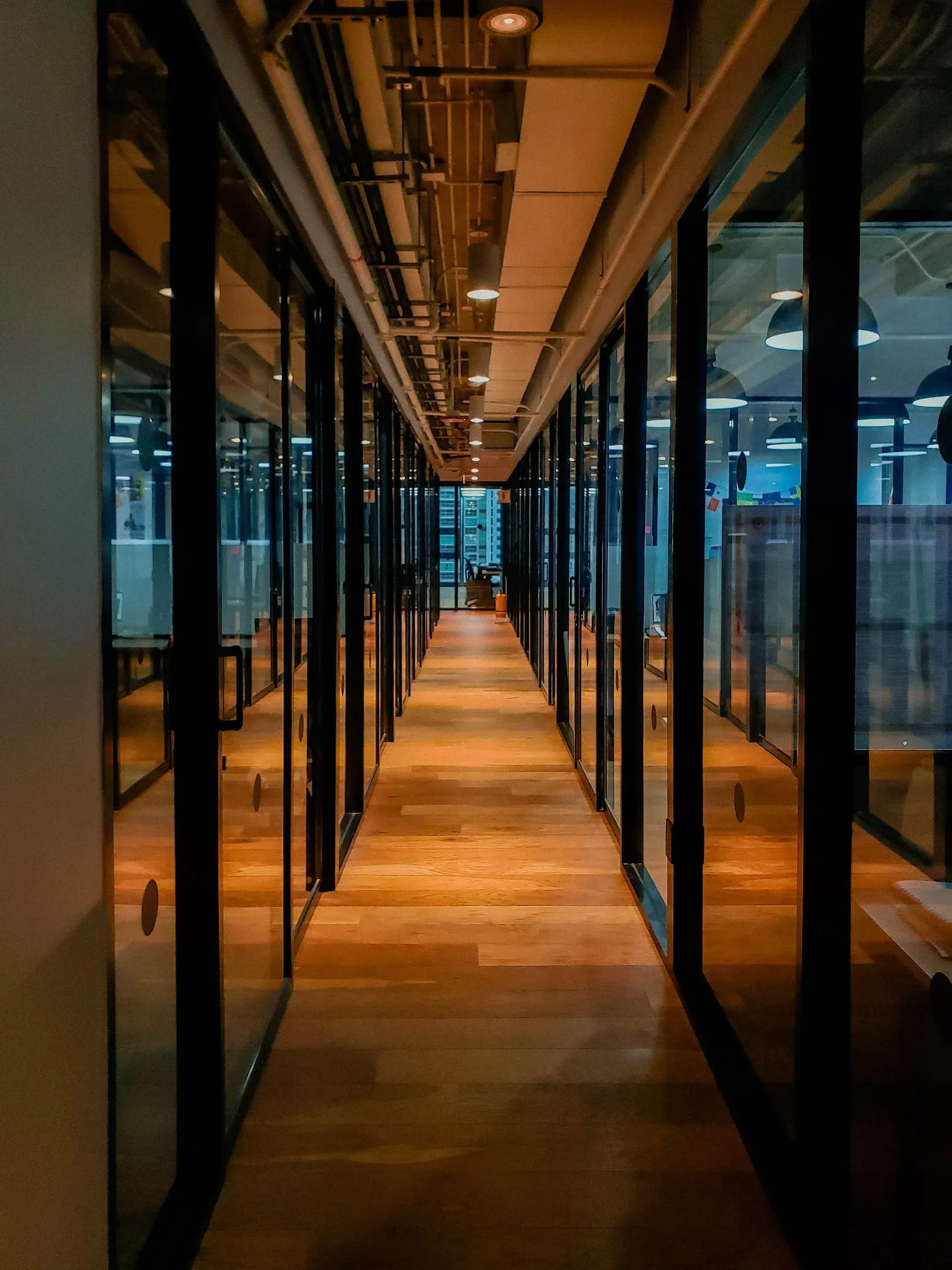 Custom Glass Doors for Office Building