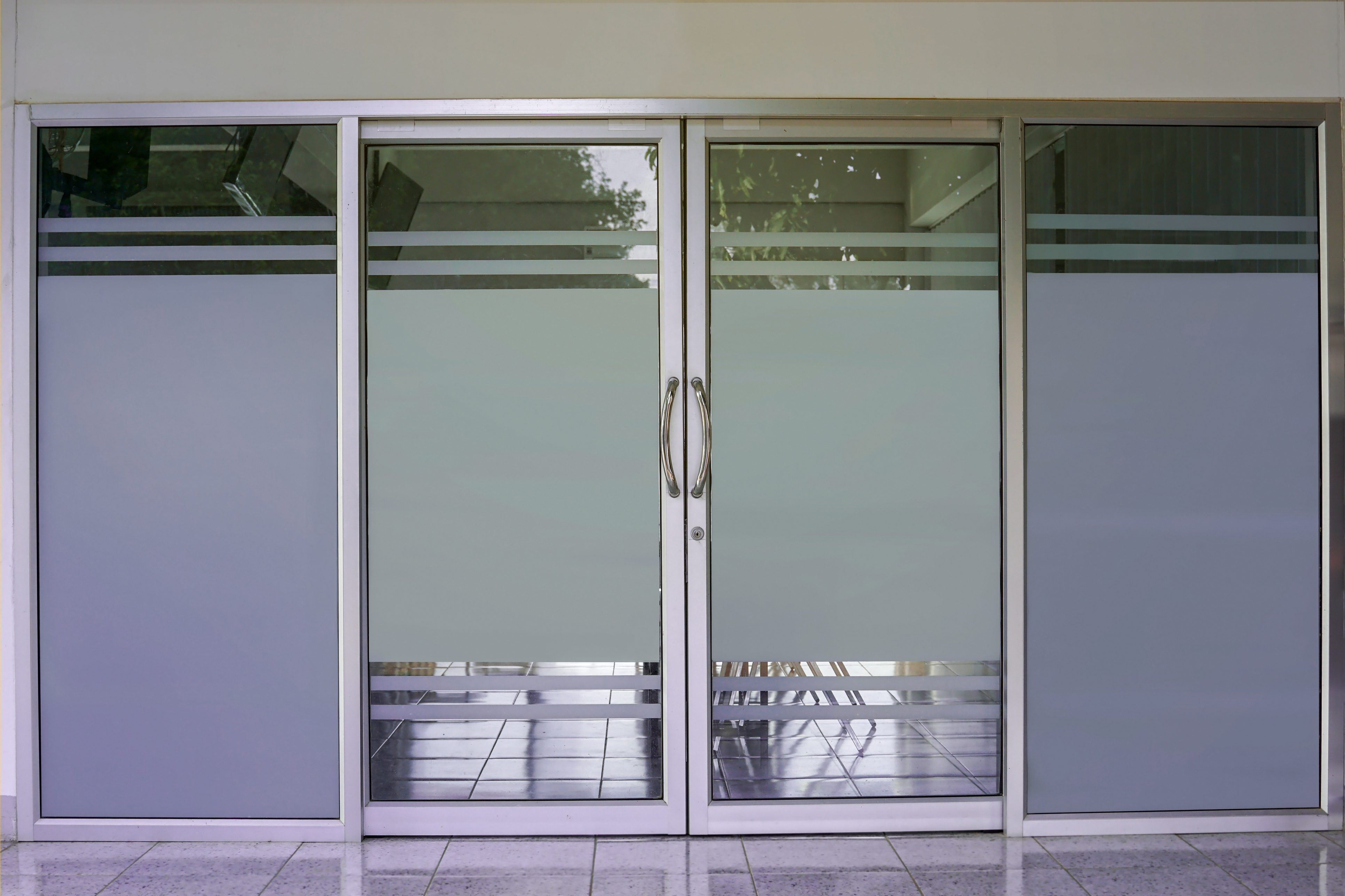 Aluminum and Glass Door Installation