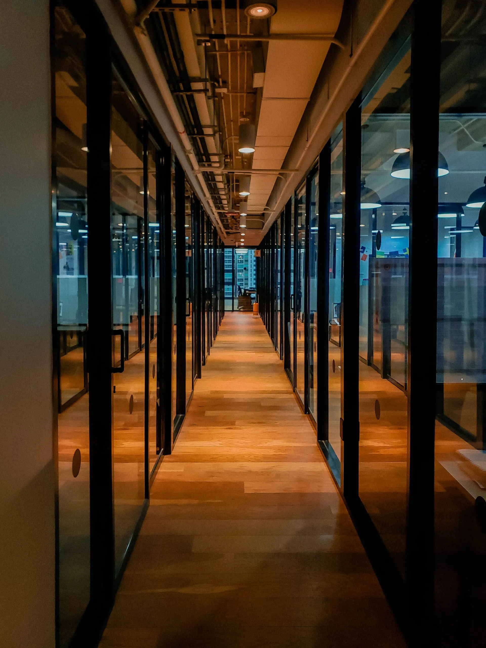 Custom Glass Doors for Office Building